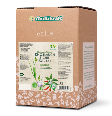 Multikraft fermentierter Knoblauch & Chili Extrakt ( MK 5 )  Bag in Box 5 Liter